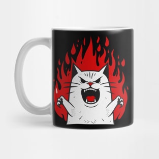 Self Combusting Kitty Mug